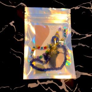 Two multicolored bracelets